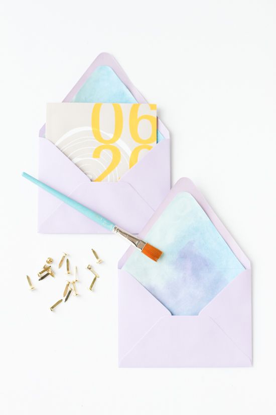 how-to-make-watercolor-envelope-liners