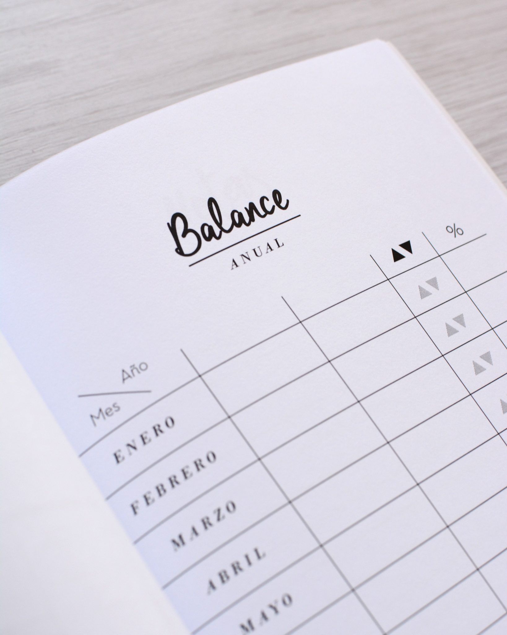 Cuaderno finanzas - Detalle - Balance